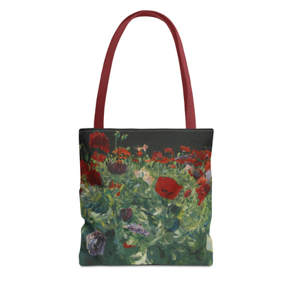 Poppies (A Study of Poppies for Carnation, Lily, Lily, Rose) by John Singer Sargent Tote Bag (AOP)