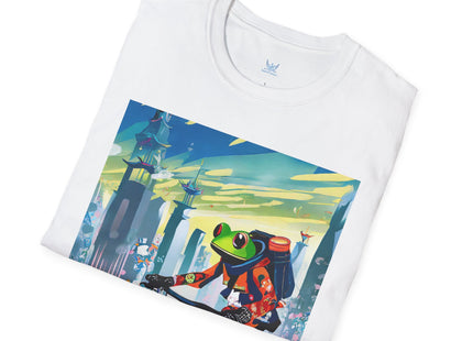 Cyberpunk Frog Softstyle T-Shirt