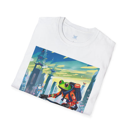 Cyberpunk Frog Softstyle T-Shirt