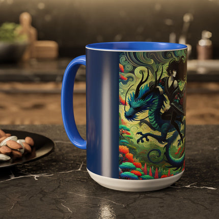 Mystic Guardian of the Sky Light Colorful Mugs (11oz, 15oz)