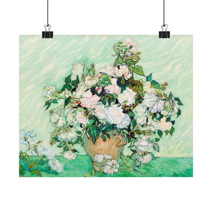 Roses by Vincent Van Gogh Matte Horizontal Posters