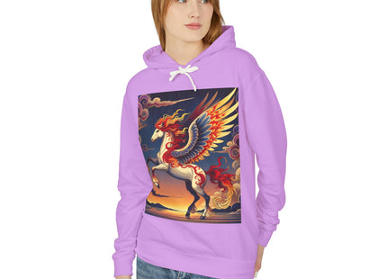 Flame-Winged Horse at Sunset Hoodie