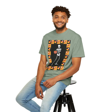Candy Corn Skeleton Unisex Garment-Dyed T-shirt