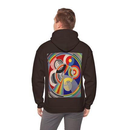 Rythme No. 1 by Robert Delaunay Heavy Blend™ Hooded Sweatshirt