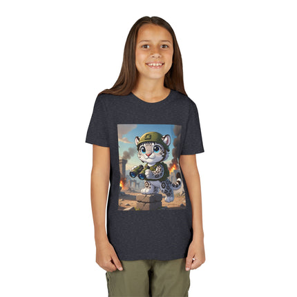Snow Leopard Lookout Youth Short Sleeve Tee
