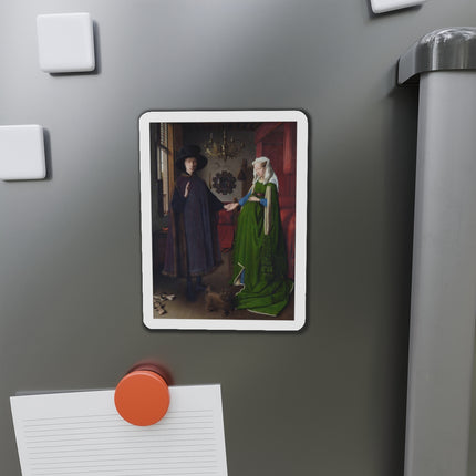 Arnolfini Portrait by Jan Van Eyck Die-Cut Magnets (5 Sizes)