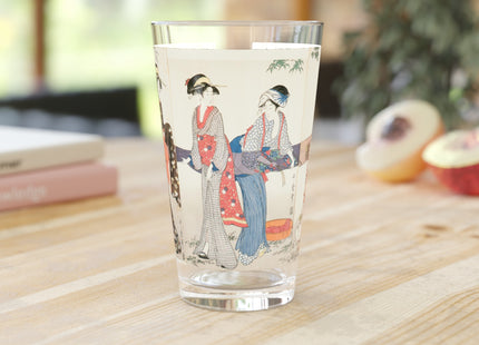 Drying and Stretching Cloth by Kitagawa Utamaro Glass, 16oz