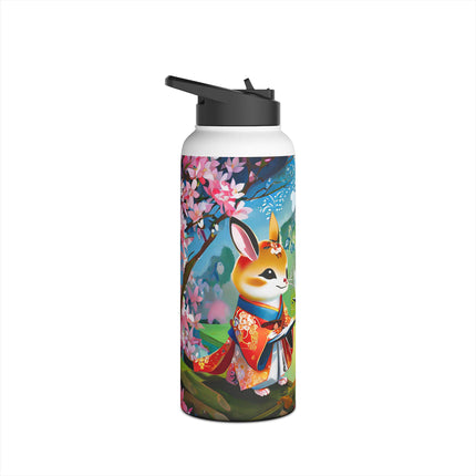 Fairy Animals Writing Wishes Stainless Steel Water Bottle