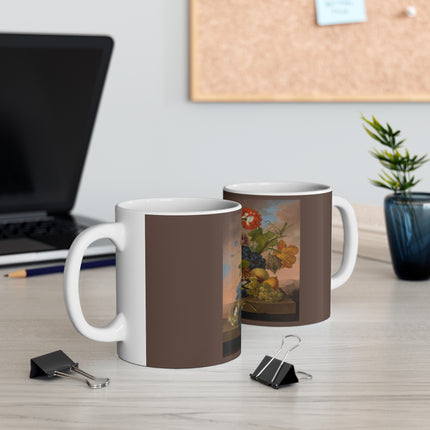 Floral Still Life by Franz Xaver Petter Ceramic Mug 11oz