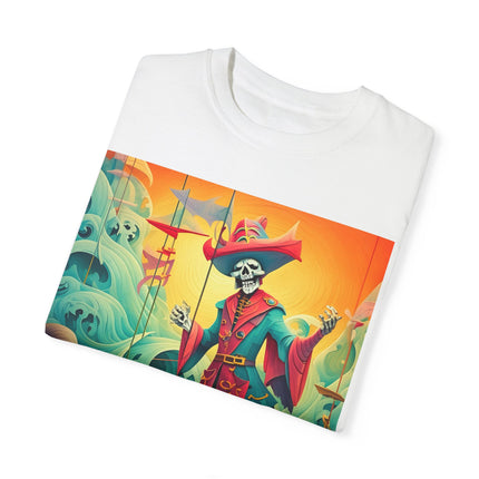 Skeleton Crew of the Misty Seas Unisex Garment-Dyed T-shirt
