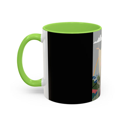 Rainbow Reverie Colorful Mugs – Elegant Renewal & Serene Beauty
