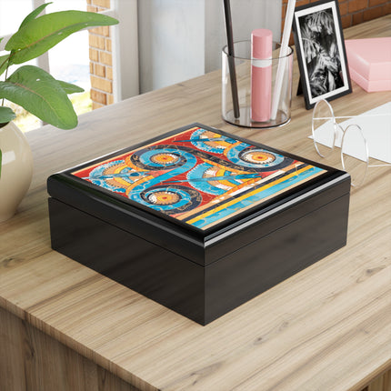 Reproduction of S-Spiral Frieze by Emile Gilliéron Jewelry Box
