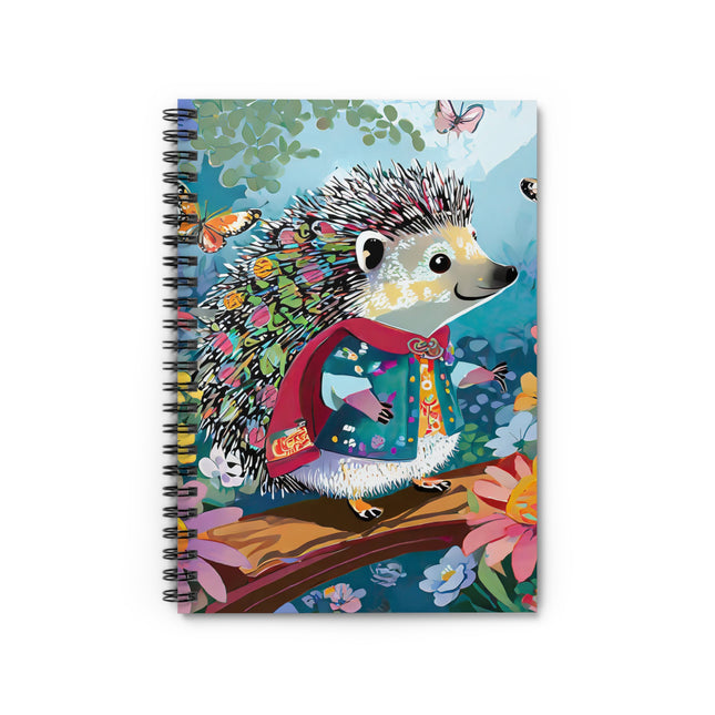 Cute Hedgehog Spiral Notebook - Ruled Line