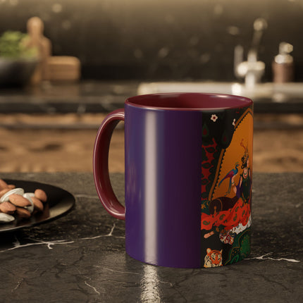 The Jewel Pavilion Colorful Mug (11oz, 15oz) – Royal Elegance, Peacock Beauty & Jewel-Toned Splendor