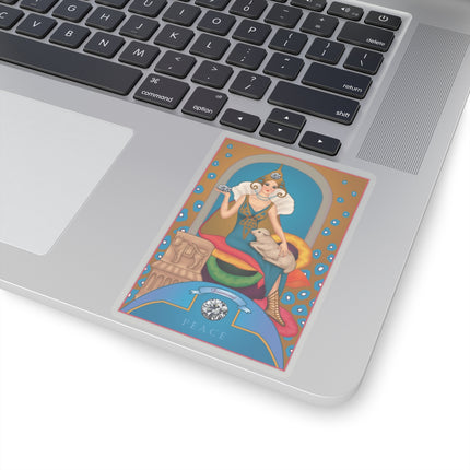 April & Diamond (from the Gem Series) by Sofia Chiostri Kiss-Cut Stickers (4 Sizes)