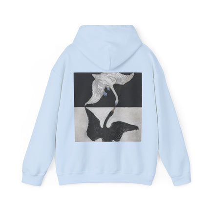 The Swan by Hilma af Klint Heavy Blend™ Hooded Sweatshirt