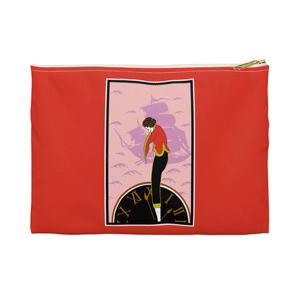 Woman Waiting for Her Beloved at 1:59 Accessory Pouch – Kobayashi Kaichi Taishō Romantic Design