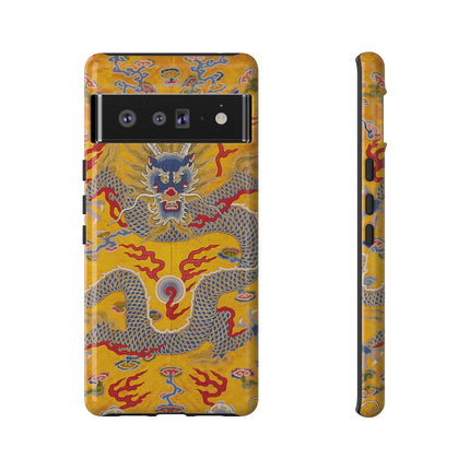 Majestic Dragon Regalia – Imperial 12-Symbol Robe Phone Cases
