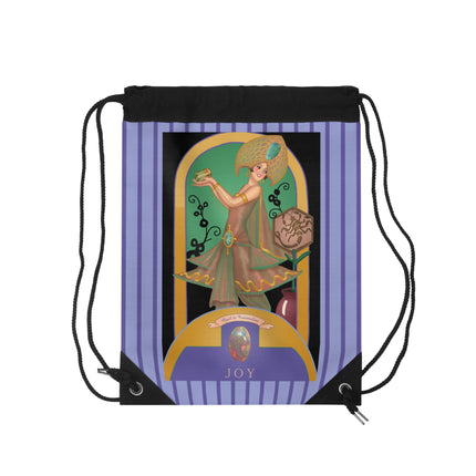 October & Opal, Tourmaline Zodiac Drawstring Bag