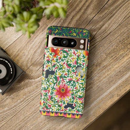 Colorful Floral Pattern by Owen Jones Phone Cases