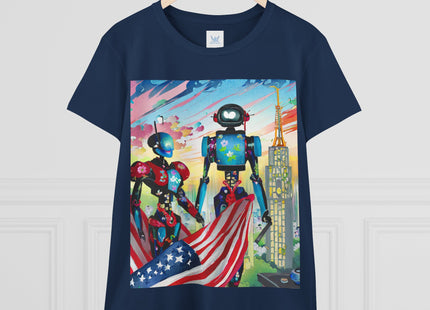 High Fashion Cyberpunk CIA Robots Cotton Tee