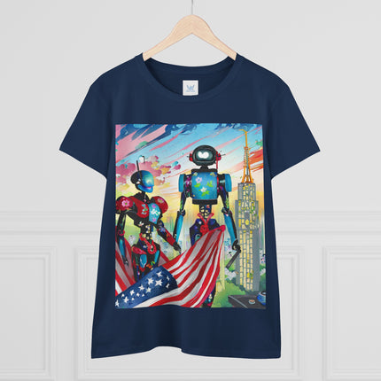 High Fashion Cyberpunk CIA Robots Cotton Tee