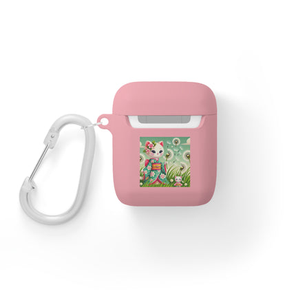 Geisha Kitten and the Dandelion Wish AirPods and AirPods Pro Case