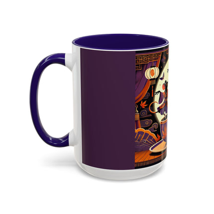 Theatrical Halloween Mice on Teacup Colorful Mugs (11oz, 15oz)