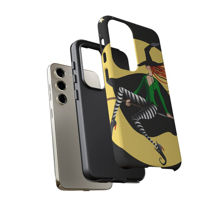 A Witch’s Moonlit Flight Phone Cases