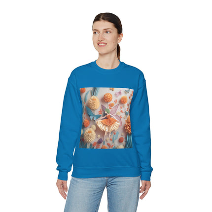 Dahlia Fairy Unisex Heavy Blend™ Crewneck Sweatshirt
