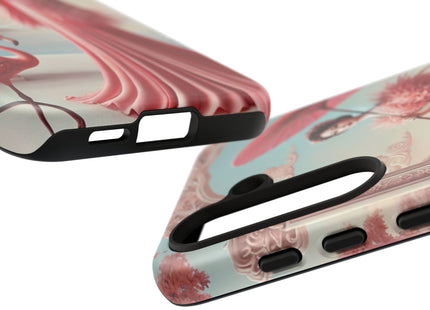 Petals, Porcelain, and Flamingos Phone Cases