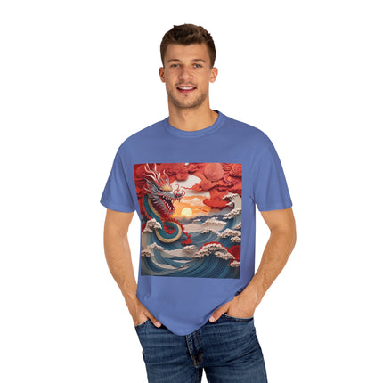 Emergence of the Dragon Unisex Garment-Dyed T-shirt