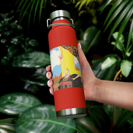 Glimpses of Opulence by Ezio Anichini Copper Vacuum Insulated Bottle, 22oz