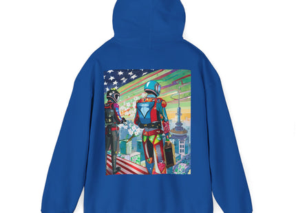 NSA Cyber Punk Computer Hacking Team – Heavy Blend™ Hooded Sweatshirt