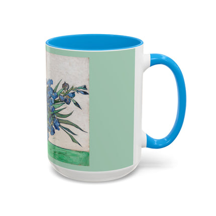 Irises by Vincent Van Gogh Colorful Mugs (11oz, 15oz)