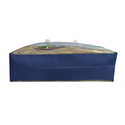 Fishing Boats on the Beach at Saintes-Maries by Vincent Van Gogh Weekender Bag