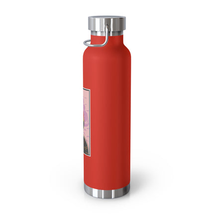 Woman Waiting for her Beloved at 1:59 by Kobayashi Kaichi Copper Vacuum Insulated Bottle, 22oz