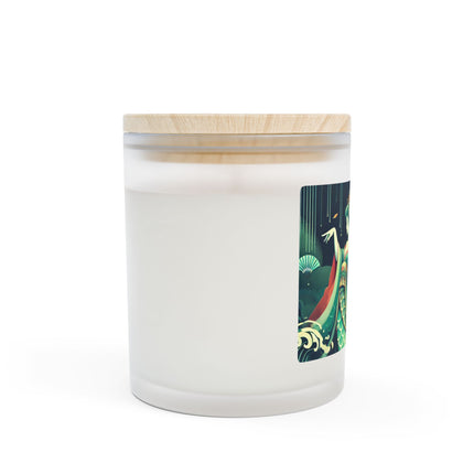 Mermaid Queen Rising from the Deep Frosted Candle