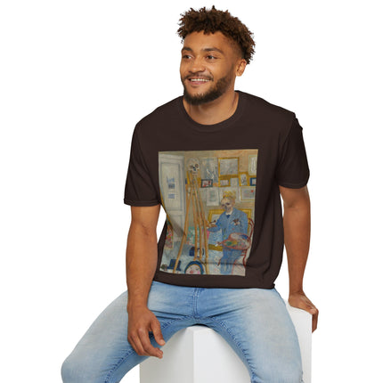 The Skeleton Painter by James Ensor Softstyle T-Shirt
