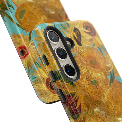 Vase with Twelve Sunflowers by Vincent Van Gogh Phone Cases