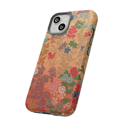 Ornamental Japanese Flower Pattern Phone Cases