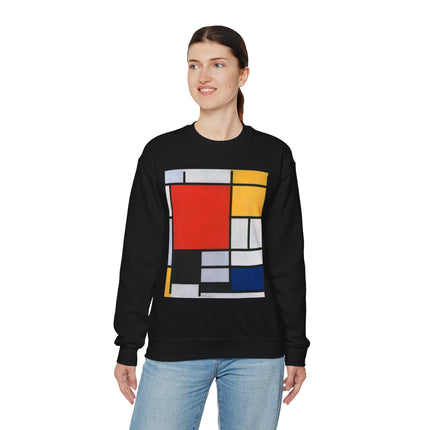 Composition with Red, Yellow, Blue, and Black by Piet Mondrian Heavy Blend™ Crewneck Sweatshirt