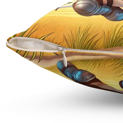 Swift Cheetah Spun Polyester Square Pillow
