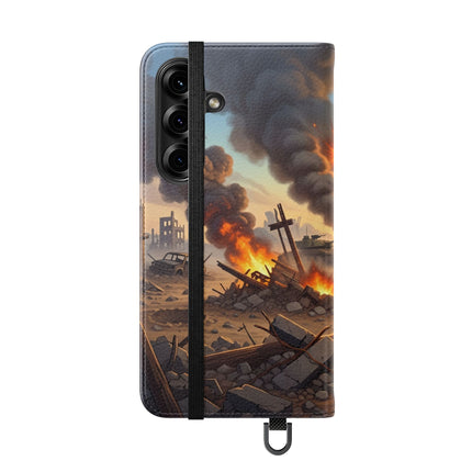 🦉🌟 The Owl on the Front Lines Flip Case – Courage & Quiet Strength