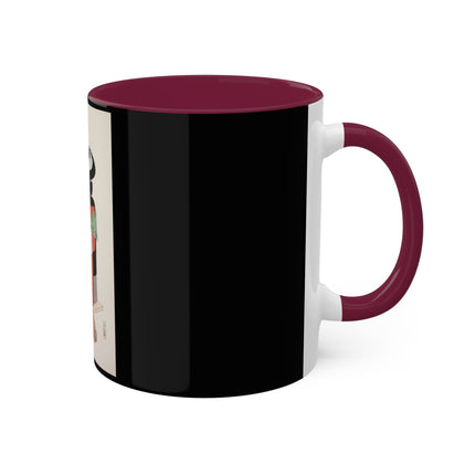 Illustrations of Japanese Toys Pl.020 by Kawasaki Kyosen Colorful Mugs, 11oz