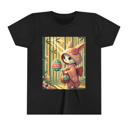 Geisha Kitten’s Easter Stroll Youth Short Sleeve Tee