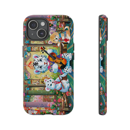 Melodies of the Snow Lion Cub Phone Cases