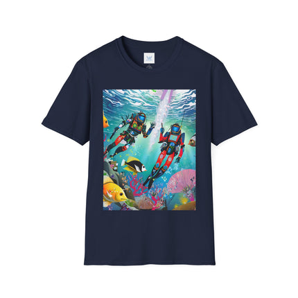 FBI Robot Dive Team Softstyle T-Shirt