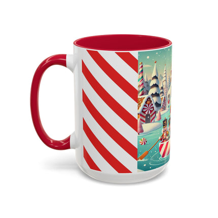 Nutcracker Candy-Striped Adventure Colorful Mugs (11oz, 15oz)