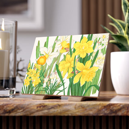 Daffodil by Tanigami Kônan Ceramic Tile